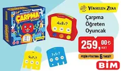 YÜKSELEN ZEKA ÇARPMA ÖĞRETEN OYUNCAK
